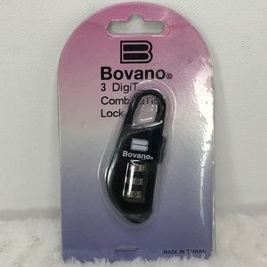 Bovano 3 Digit Combination Lock NWT